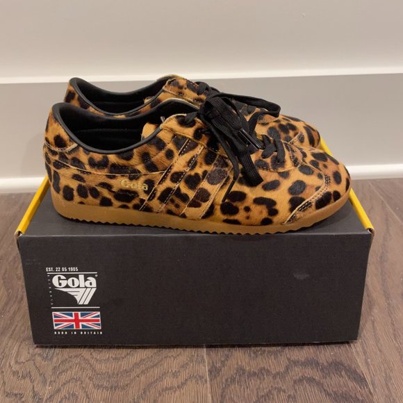 Gola J Crew Shoes Sz 7 Eu 38 Gola Jcrew Leopard Textured Hair Sneaker Poshmark